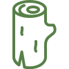 Compra de madera de eucalipto y pino icono verde